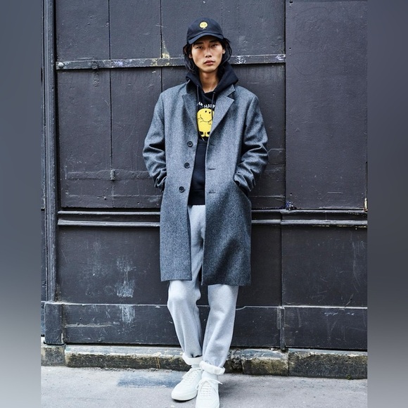 Sandro X Mr. Men Little Miss Mr. Happy Hoodie Black and Yellow Size XXL - Picture 2 of 9